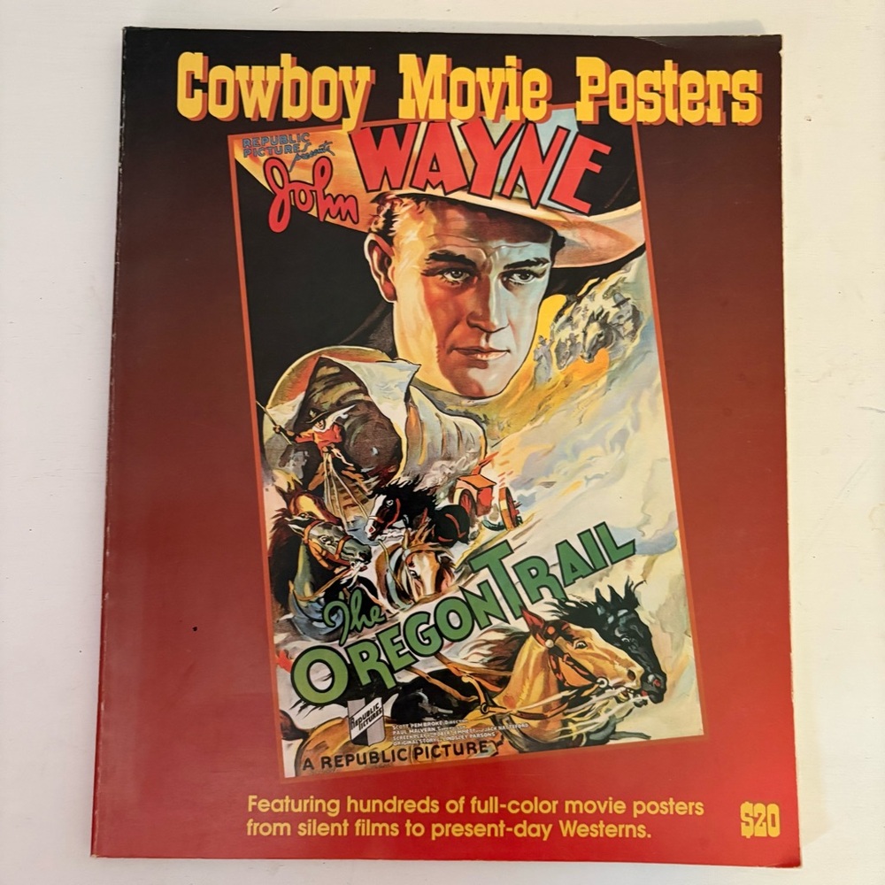 💚Cowboy Movie Posters Book
